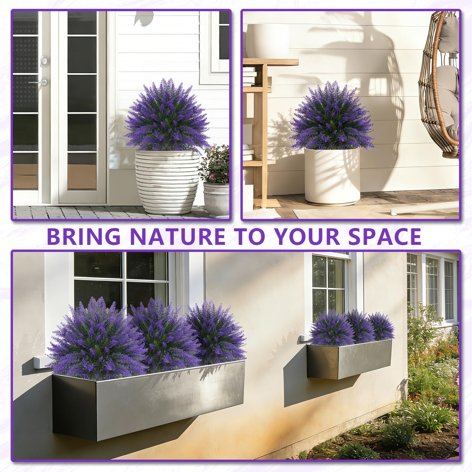 Grooy UV-resistant material ensures outdoor color retention.