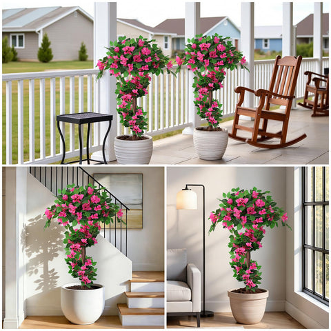 Grooy balcony garden topiary UV-resistant for outdoor living spaces.