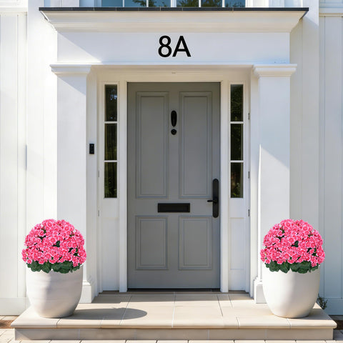 Grooy outdoor topiary ball in planter display for instant charm.