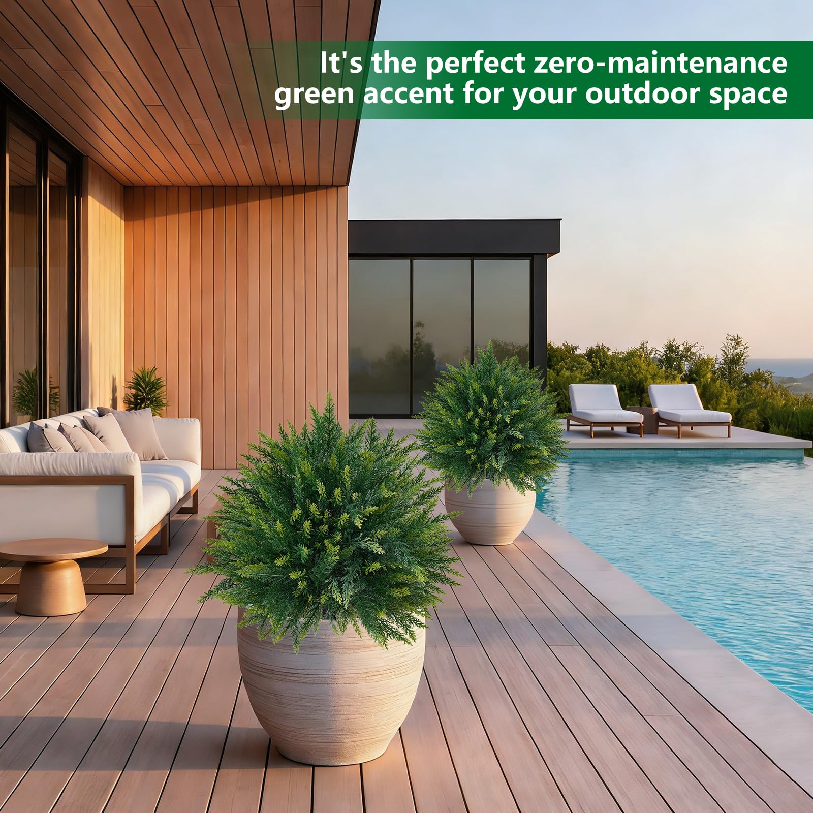 Grooy planter-friendly topiary cleans easily with a quick wipe.