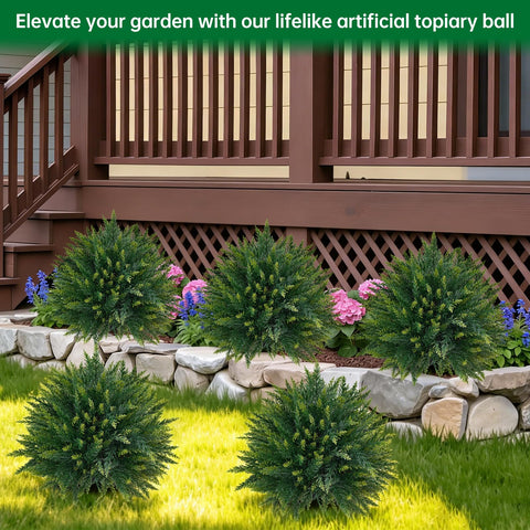 Grooy weatherproof topiary requires no watering for easy maintenance.