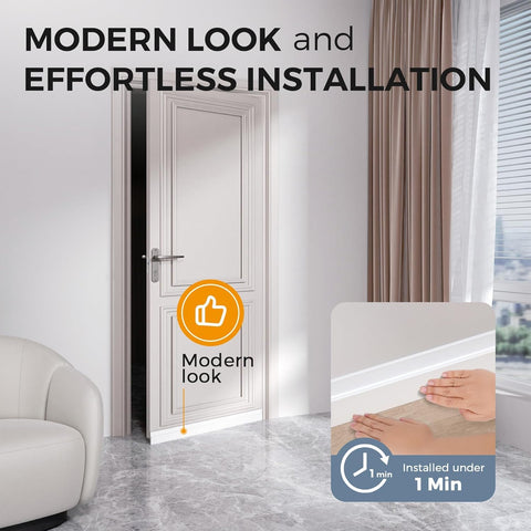 Visual showing noise and dust reduction with GroTheory seal.