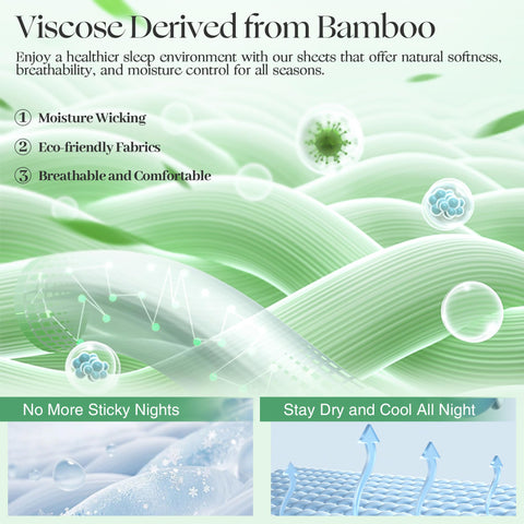 GroundBam Miracle Sheets close-up of silky bamboo viscose fibers