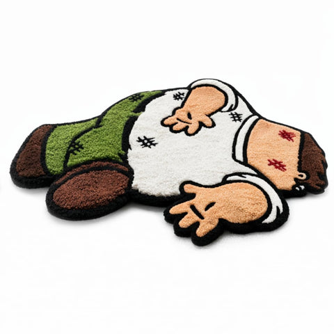GROVETA cartoon rug for bedroom with playful dad-friendly design.