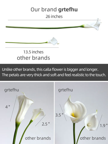 grtefhu Calla Lily ideal for modern farmhouse living room accents