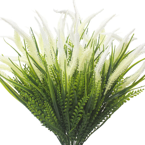 Grunyia 10 bundles outdoor artificial plants close-up lifelike blooms
