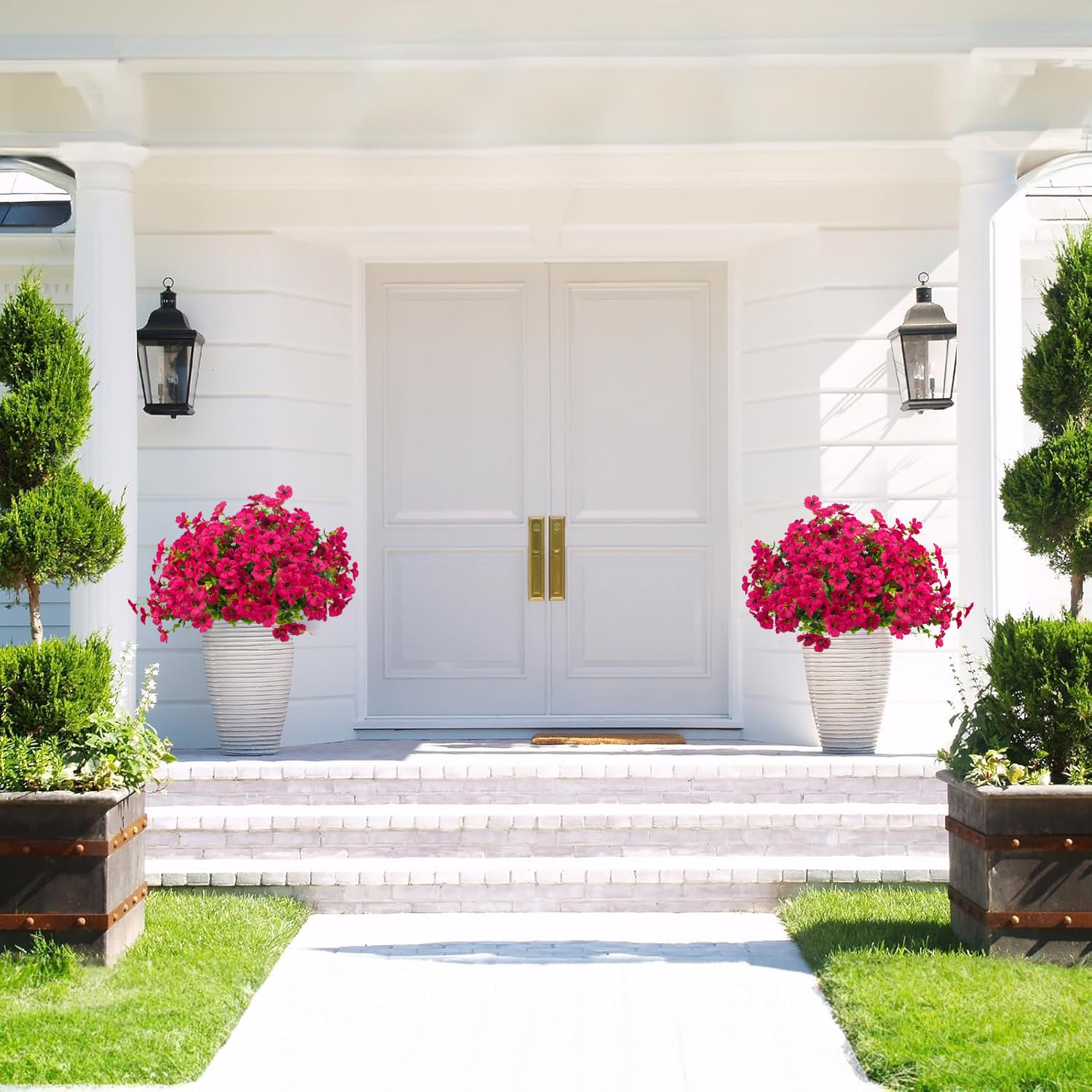 Grunyia artificial daisy maintenance-free flowers never need watering.