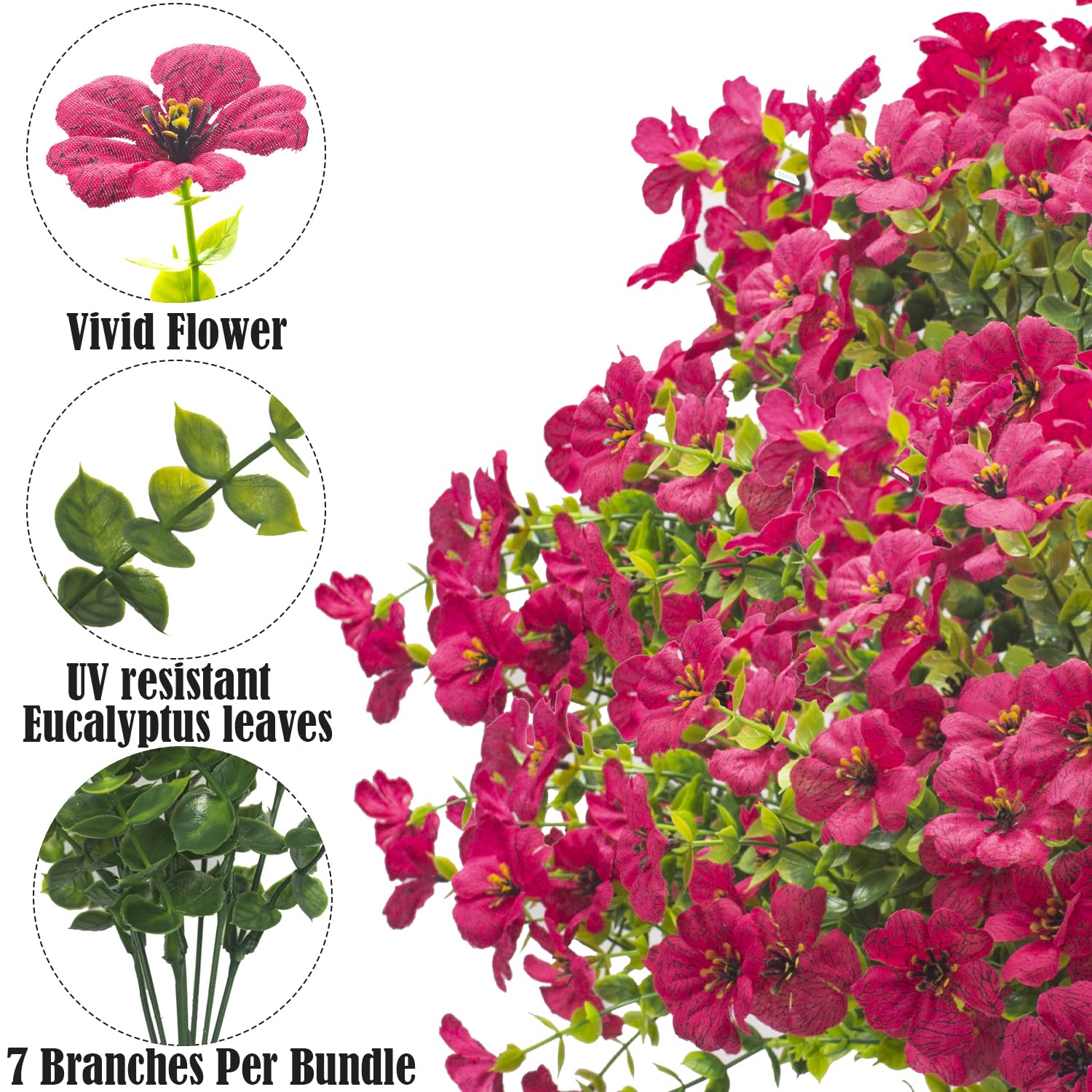 Grunyia artificial daisy UV-resistant blooms stay bright all season.