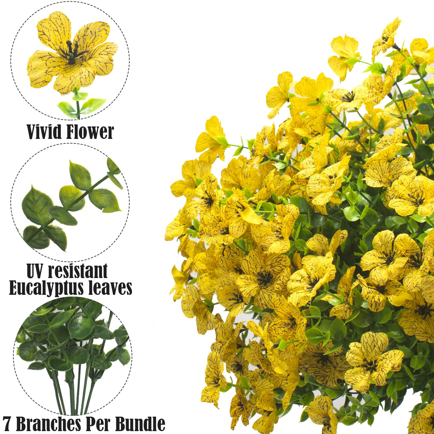 Grunyia yellow daisies in a window box offer low-maintenance decor