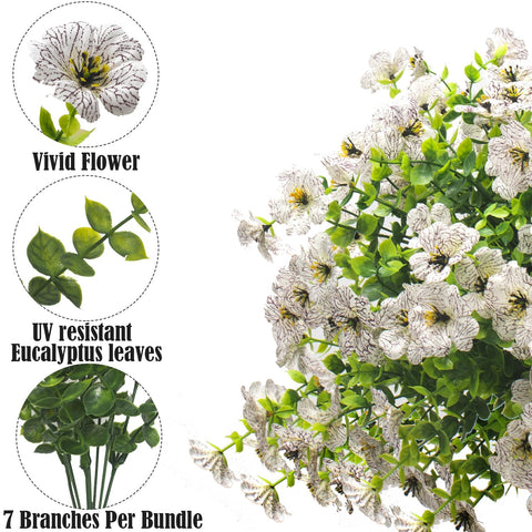 Grunyia artificial flowers showcase maintenance-free beauty for gardens or window boxes.