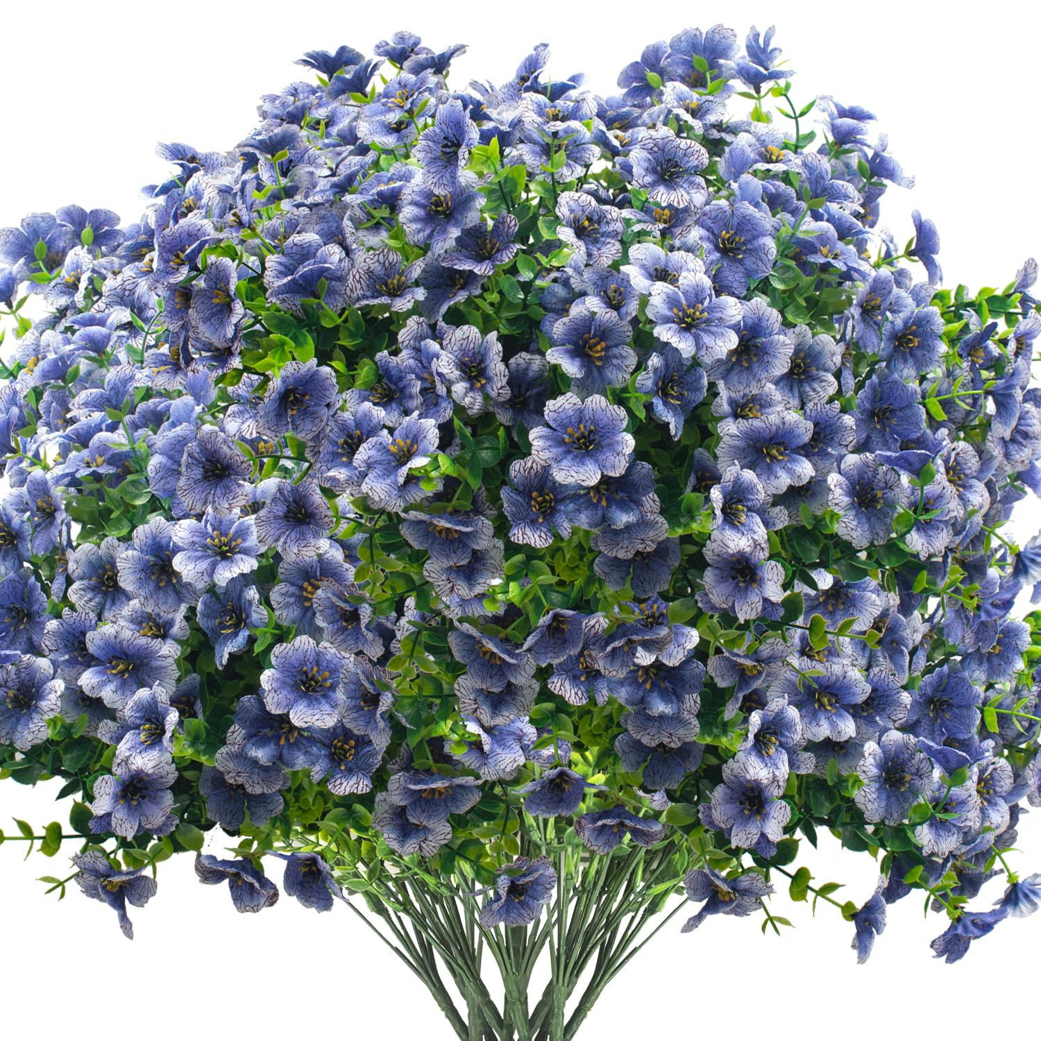 Grunyia blue daisy outdoor bundles closeup for vibrant porch display