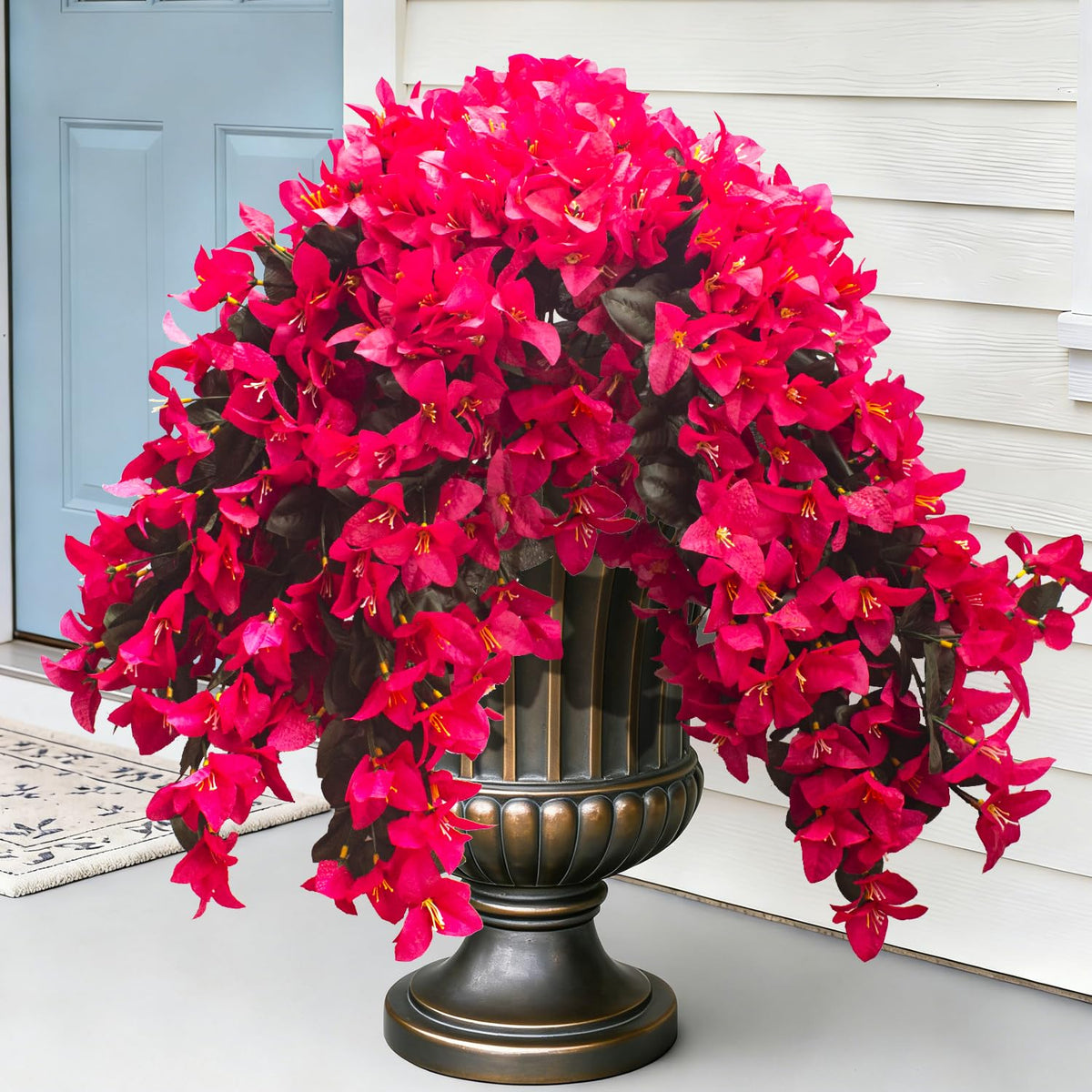 Grunyia bougainvillea four 20-inch strands for versatile trailing decor.