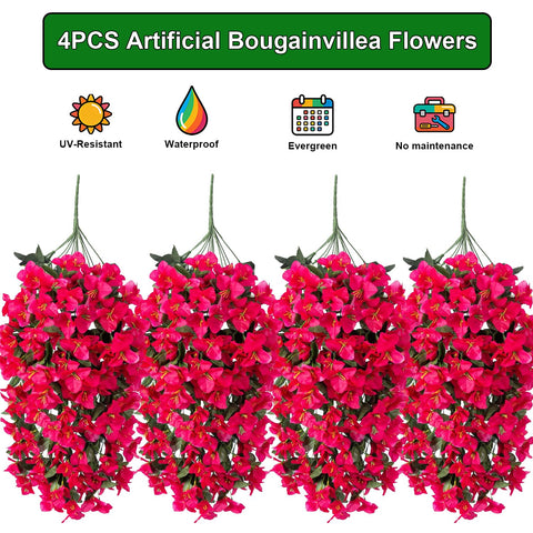 Grunyia bougainvillea UV-resistant outdoor display stays vibrant in sun.