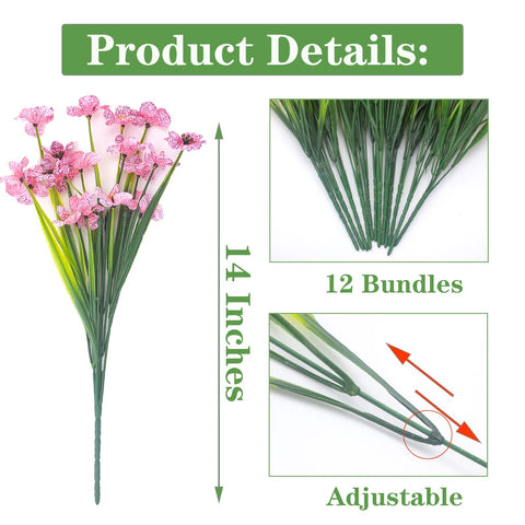 Grunyia 14x9 inch bouquets offering versatile DIY party or memorial decor.