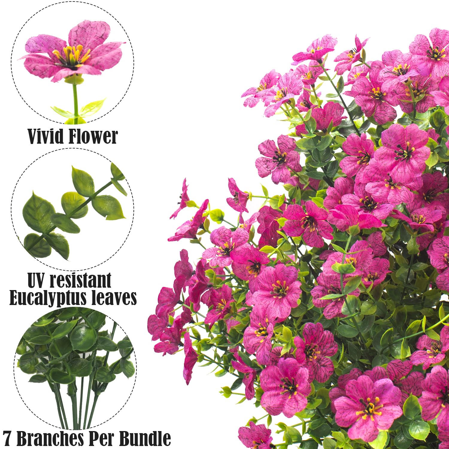 Grunyia daisy faux flowers require no watering, ideal for busy homes.