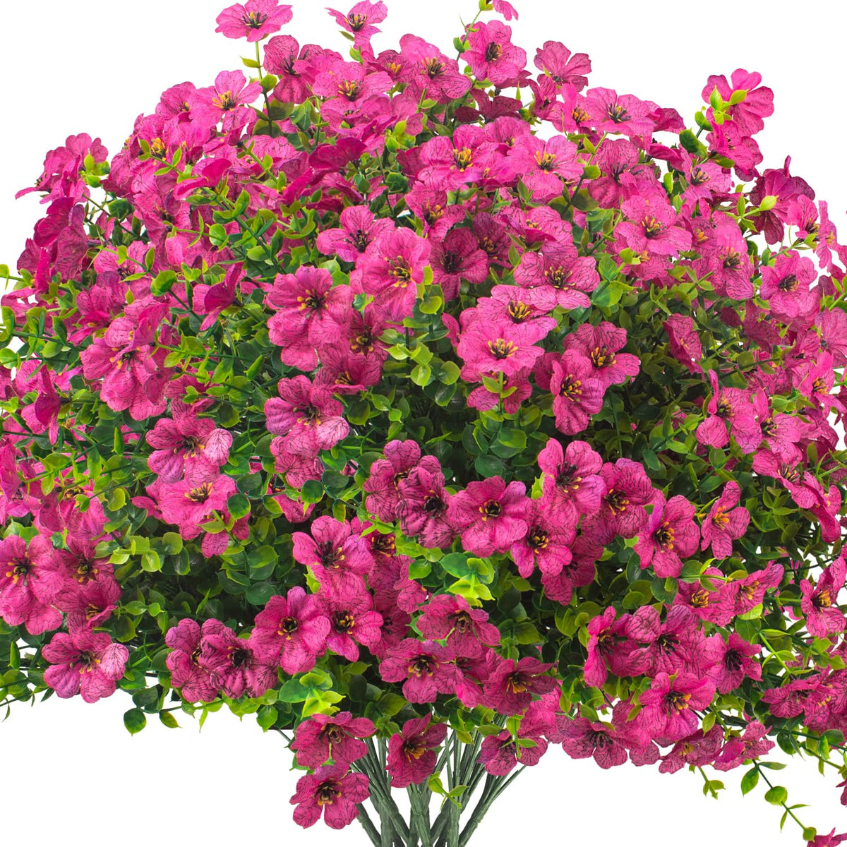 Grunyia daisy outdoor fake flowers add vibrant year-round color to your porch.