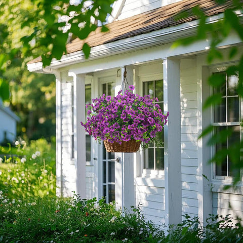 Grunyia daisy windows box decor enhances small-space charm.