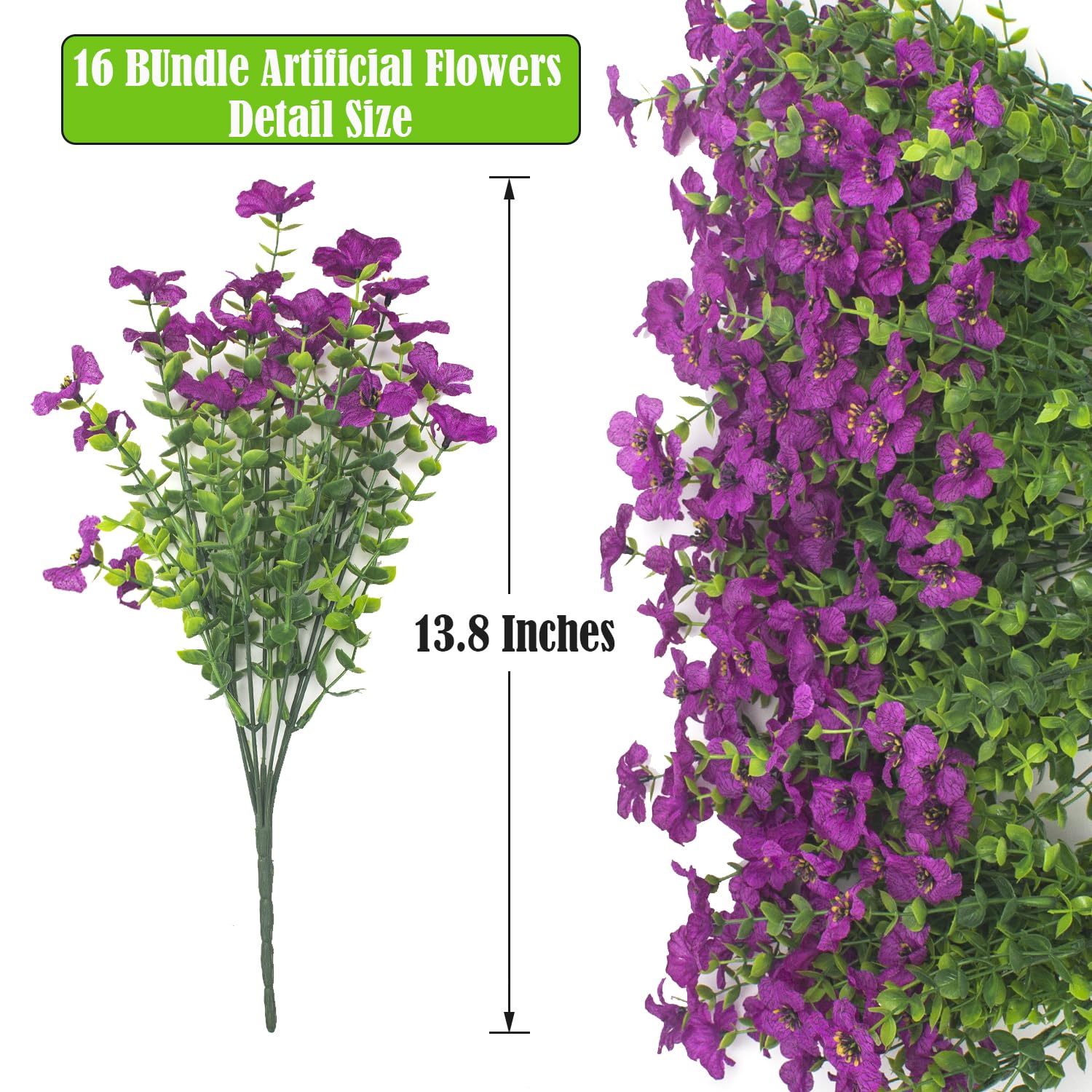 Grunyia faux daisy bundles brighten porches with UV-resistant, fade-free petals