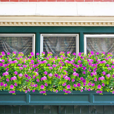 Grunyia green faux greenery elevates porch and patio decor