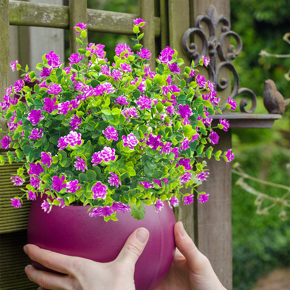 Grunyia indoor-outdoor faux greenery for versatile decorating