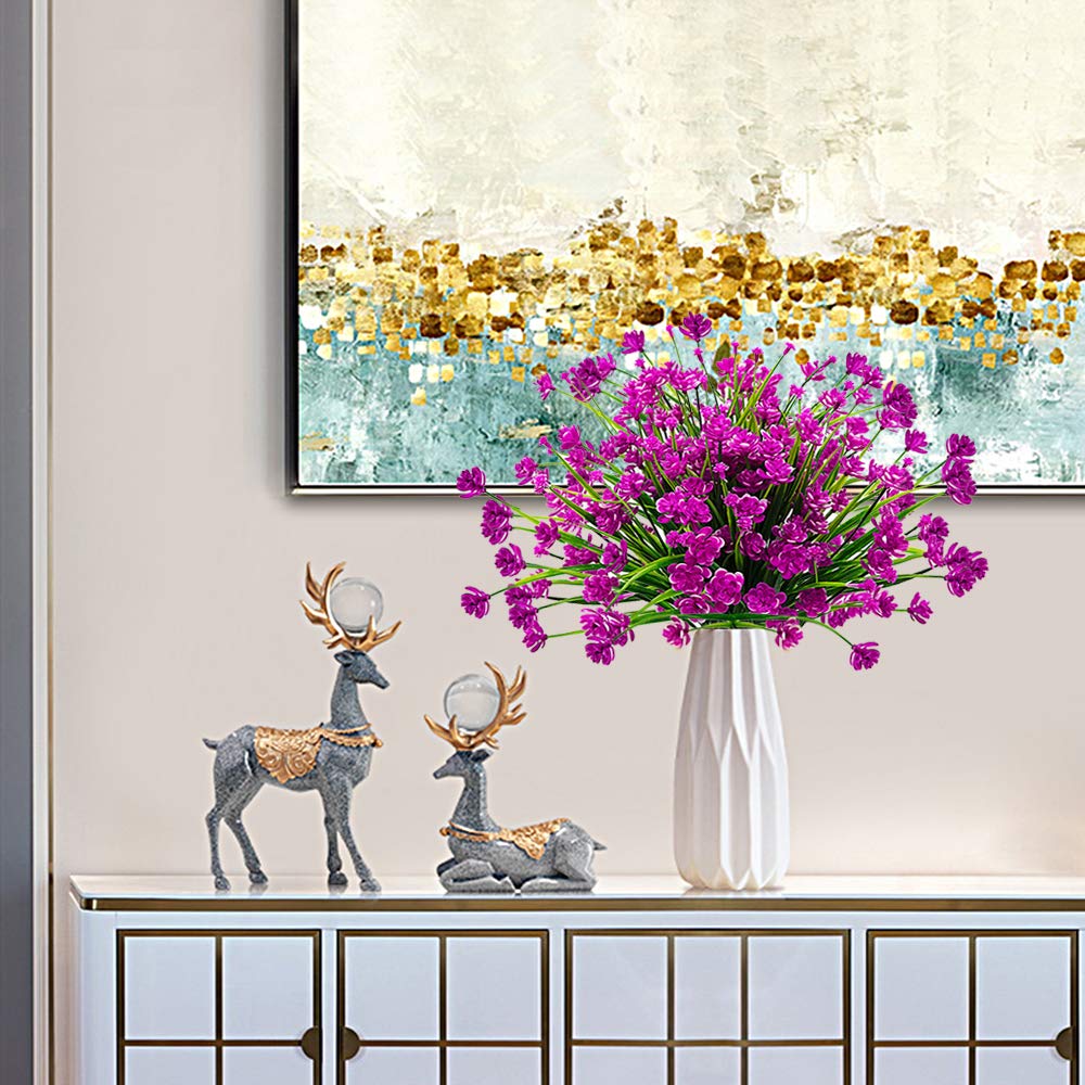 Grunyia lifelike artificial flowers closeup for realistic home décor.