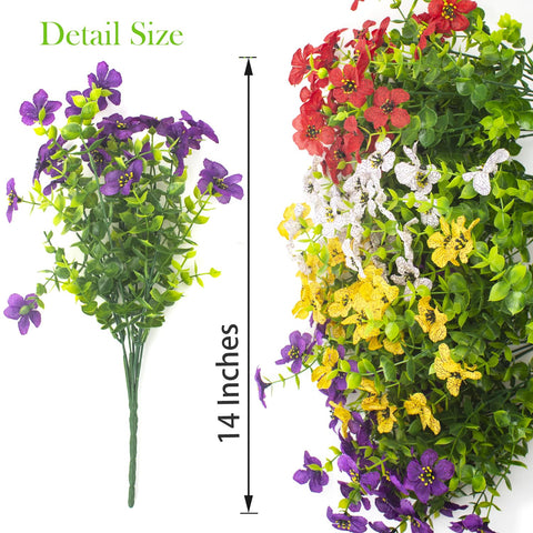 Grunyia low-maintenance faux greenery requires no watering.