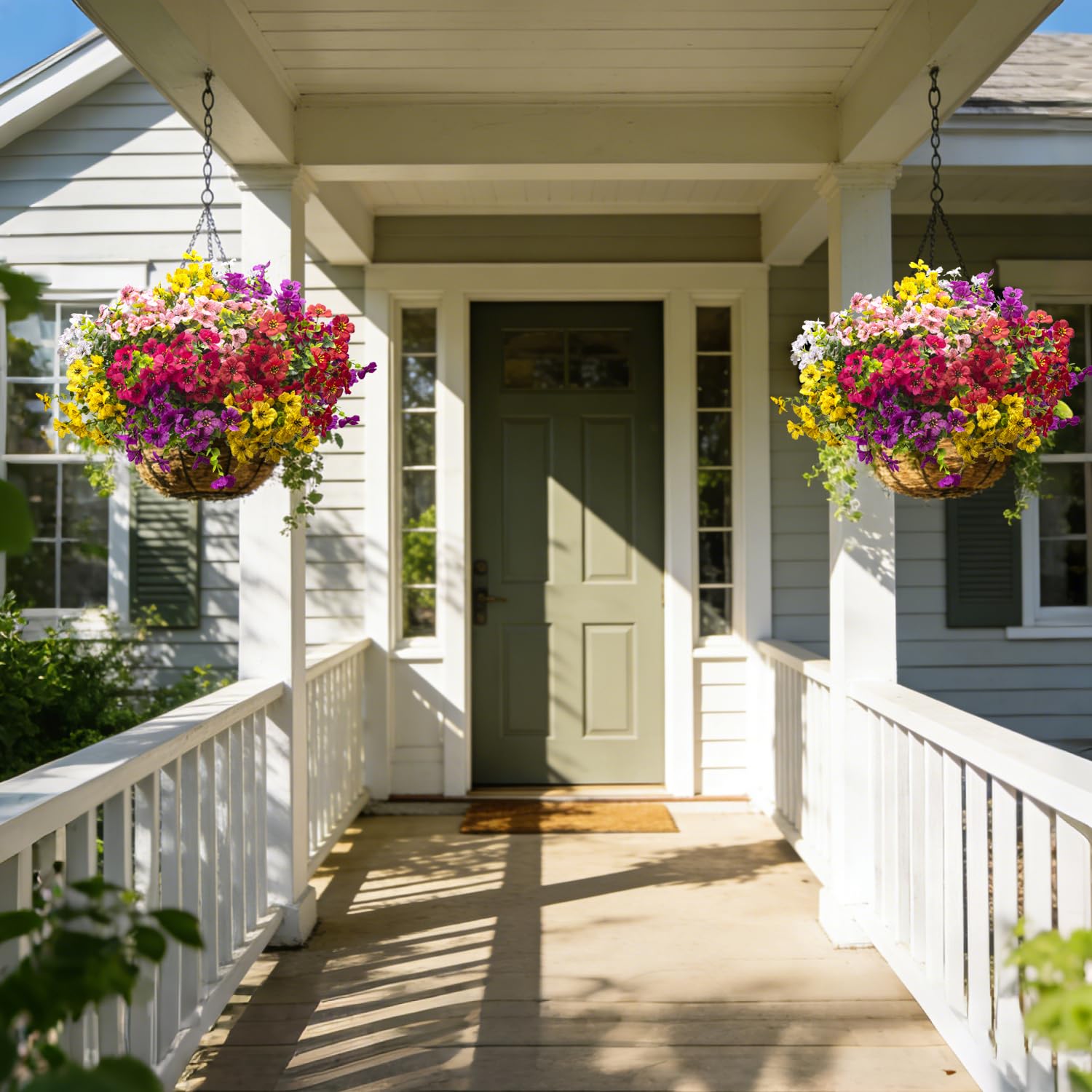 Grunyia mix-colored bundles enable versatile DIY outdoor arrangements.