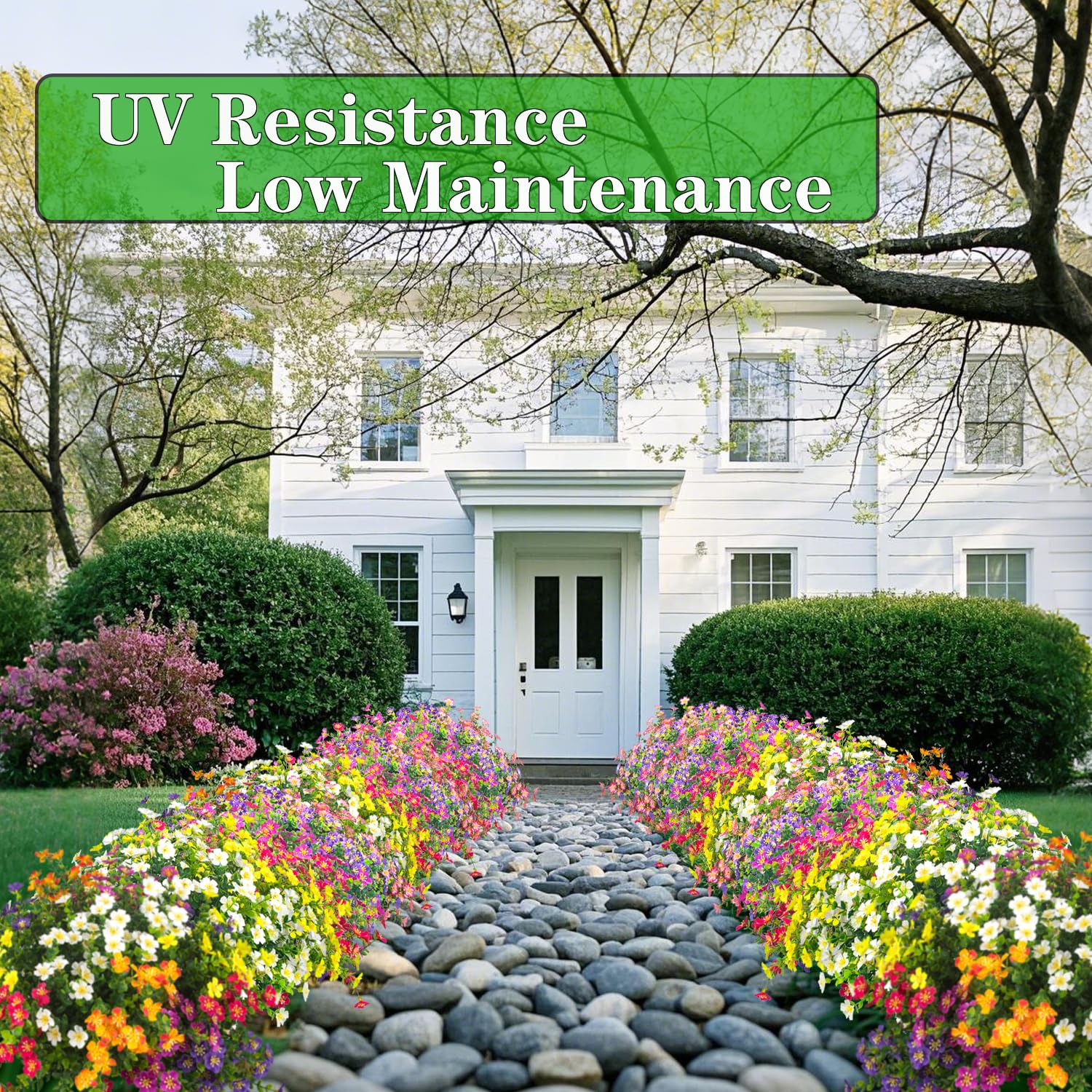 Grunyia easy-install stakes to secure outdoor floral displays quickly