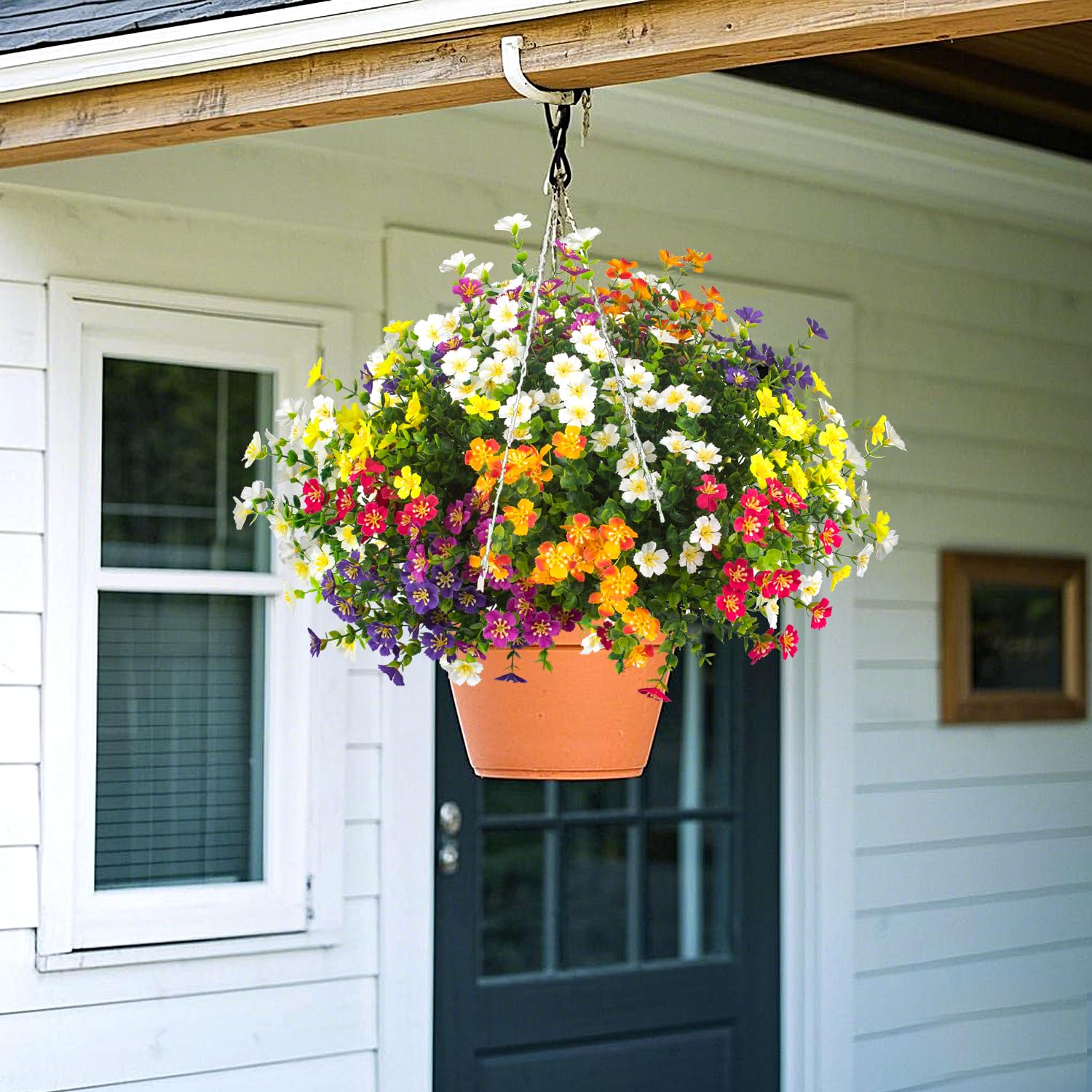 Grunyia outdoor artificial flowers perfect for patio and lawn decorations