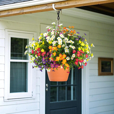 Grunyia outdoor artificial flowers perfect for patio and lawn decorations
