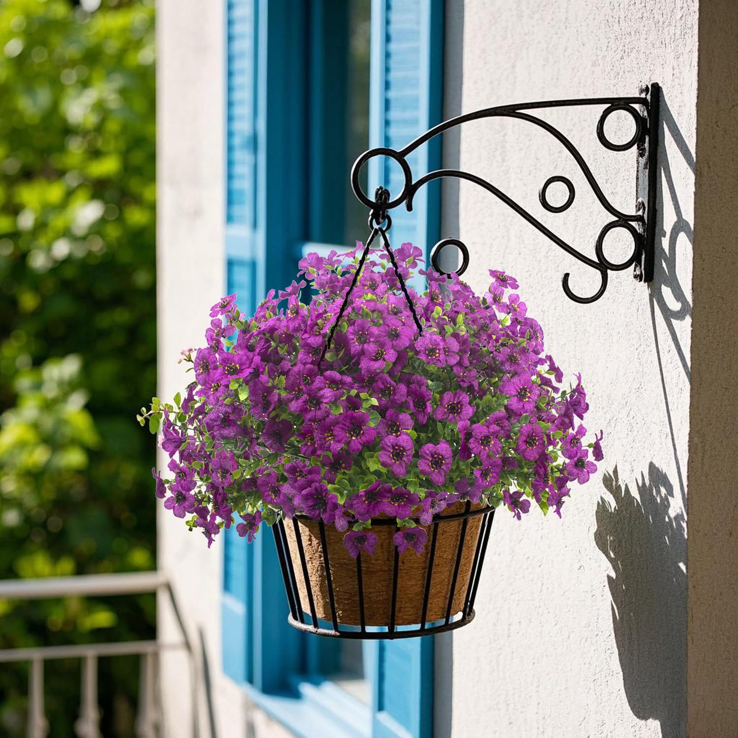 Grunyia outdoor floral arrangements for yard decor with sun-safe, vivid color