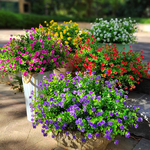 Grunyia hanging planter setup with believable bloom aesthetics.