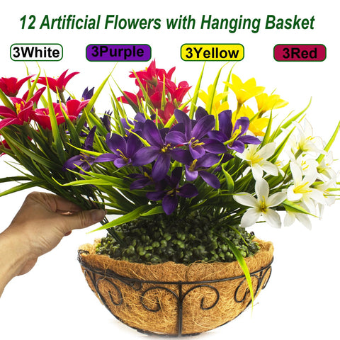 Grunyia realistic lily and eucalyptus-inspired stems for natural-looking blooms