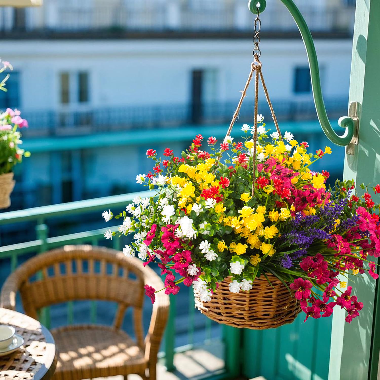 Grunyia summer and fall artificial flowers providing seasonal decorating ideas.