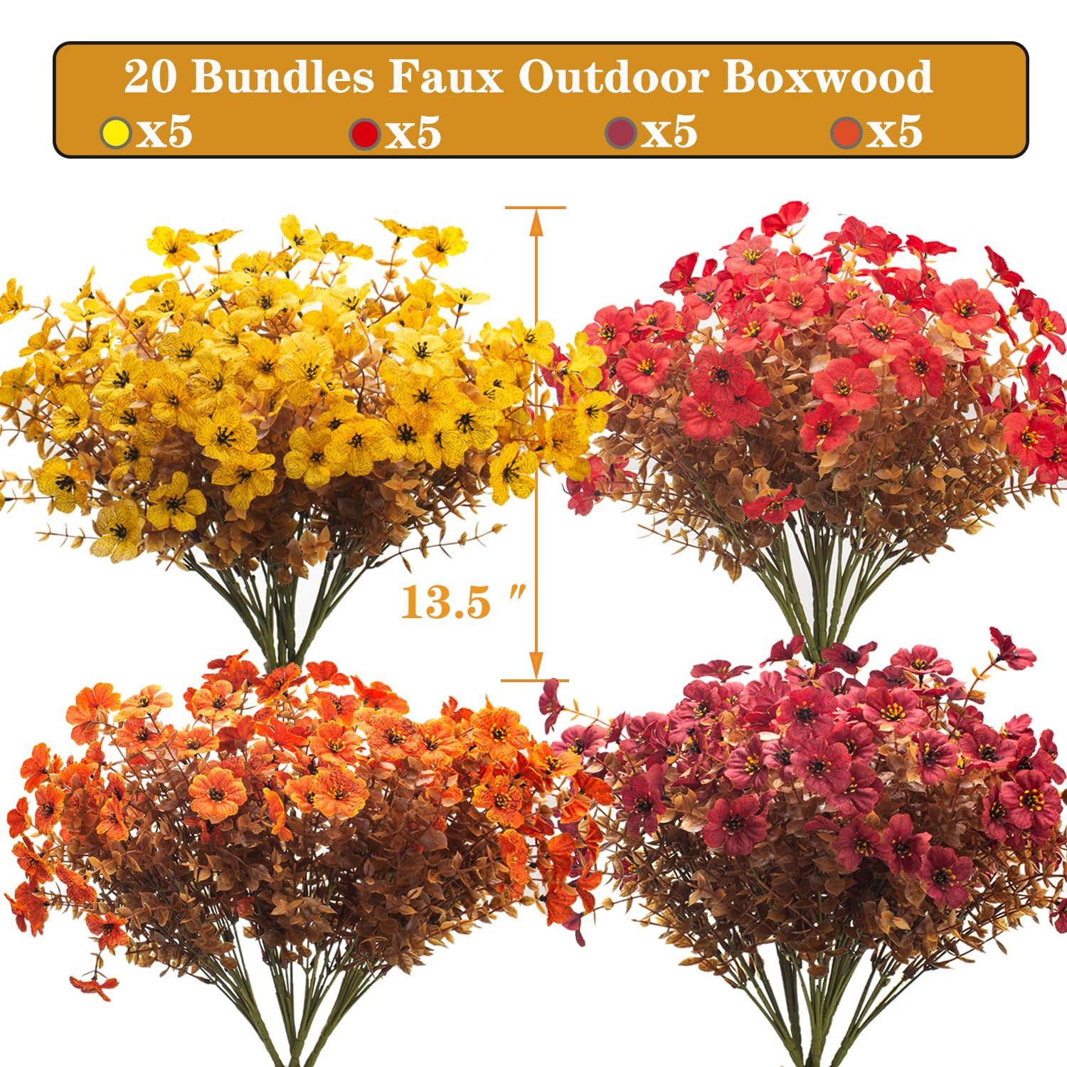 Grunyia UV-resistant blooms stay vibrant in sun-exposed outdoor spaces