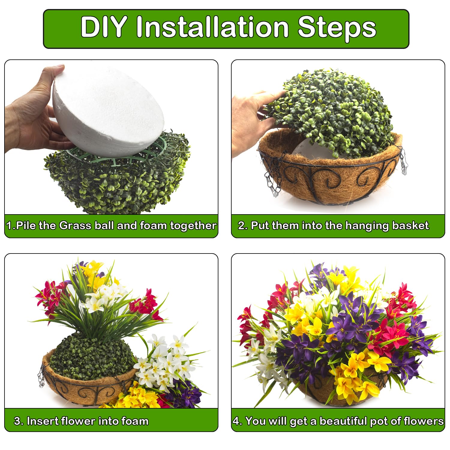 Grunyia UV-resistant stems stay bright through seasons with minimal upkeep