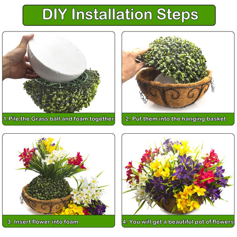 Grunyia UV-resistant stems stay bright through seasons with minimal upkeep