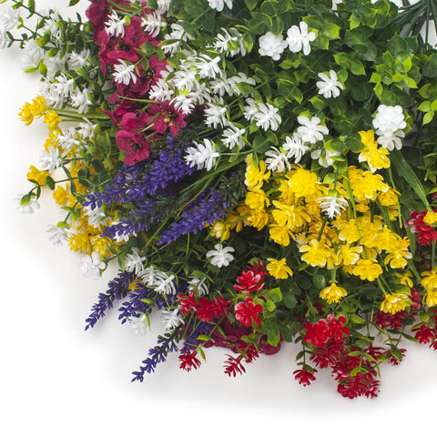 Grunyia vibrant color mix highlighting porch decor and window box styling.