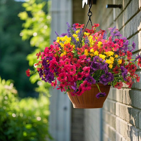 Grunyia waterproof fade-proof flowers stay vivid in sun and rain