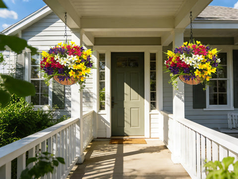 Grunyia weatherproof outdoor flowers suitable for porches and yards