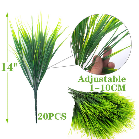 Grunyia wheat grass greenery with dense leaves for a lush display