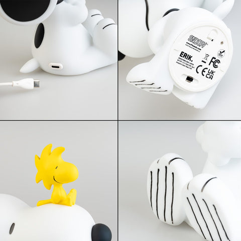Grupo Erik Snoopy lamp battery and USB option for flexibility.