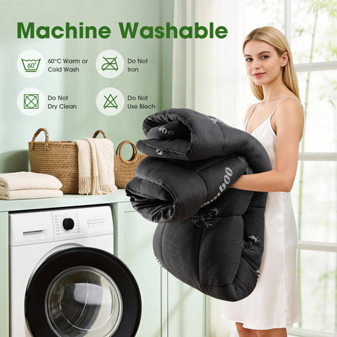 GRUSIGN machine washable care simplifies upkeep and freshness.