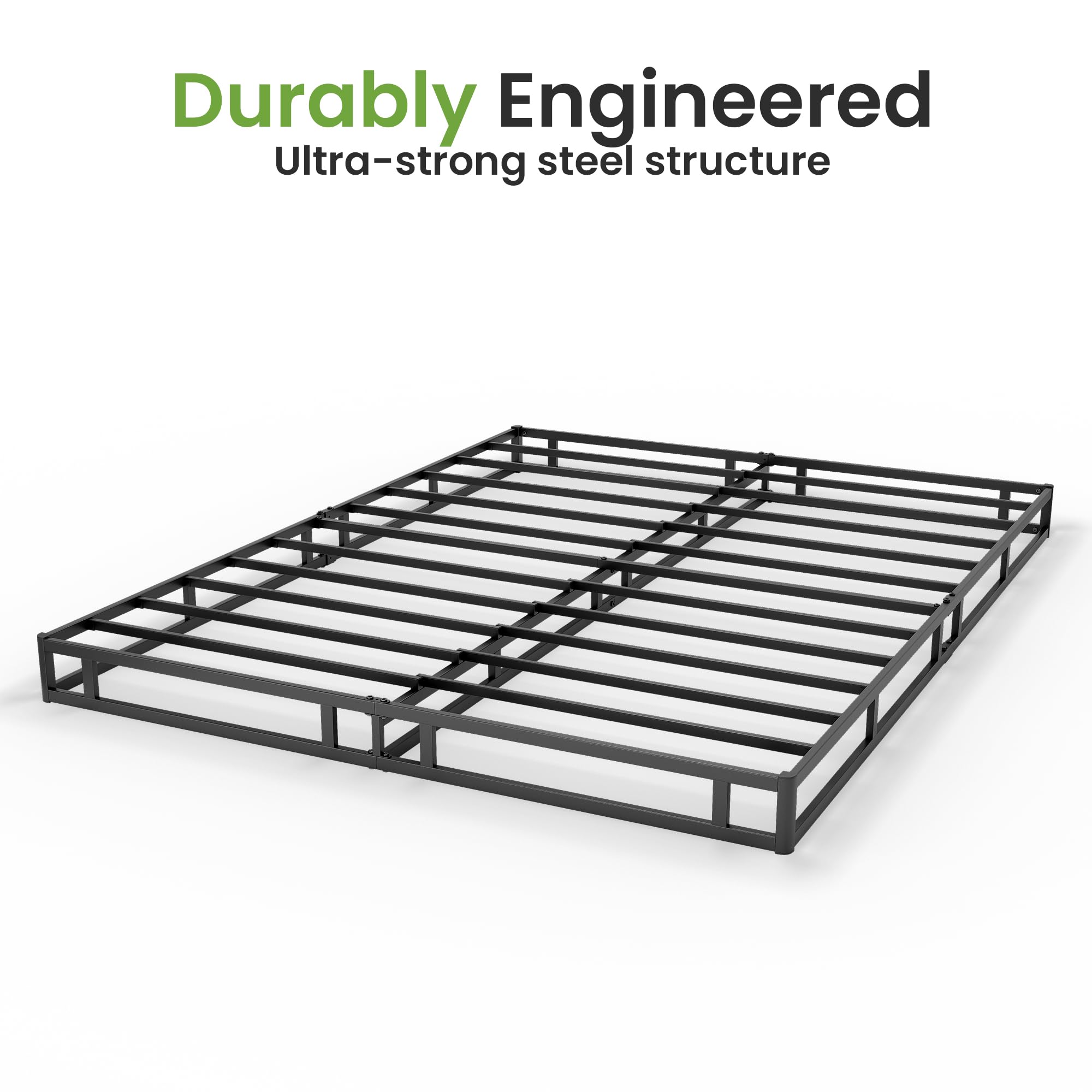 GRUSIGN queen box spring demonstrates high weight capacity up to 3500 lbs