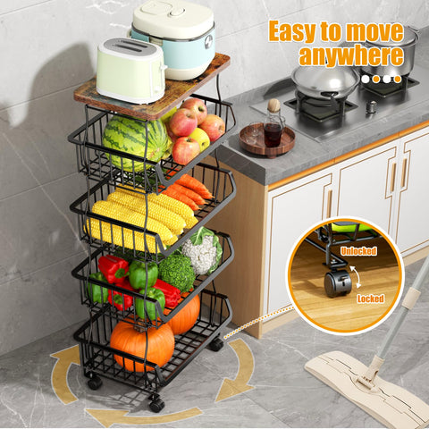 Gsiekare detachable baskets enable flexible arrangement and quick cleaning.