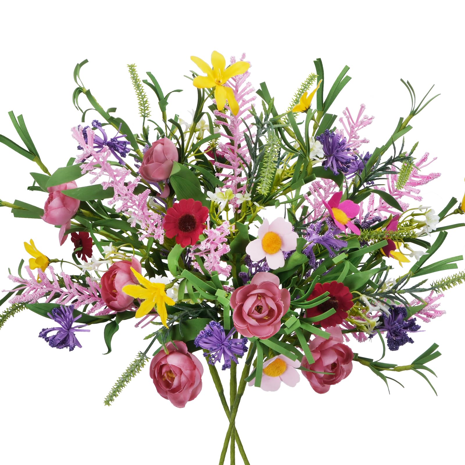 GTIDEA artificial flowers roses-daisies bouquet enhances home decor.