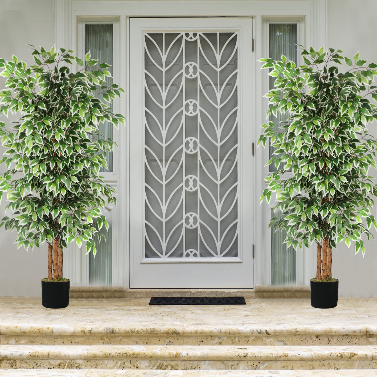 GTIDEA 6ft ficus offers year-round decor without upkeep.