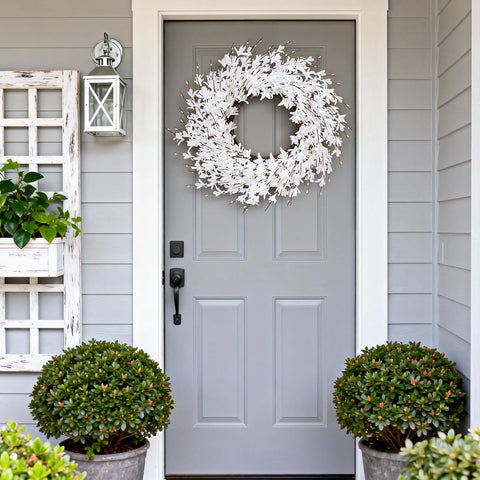 GTIDEA front porch decoration wreath enhances curb appeal