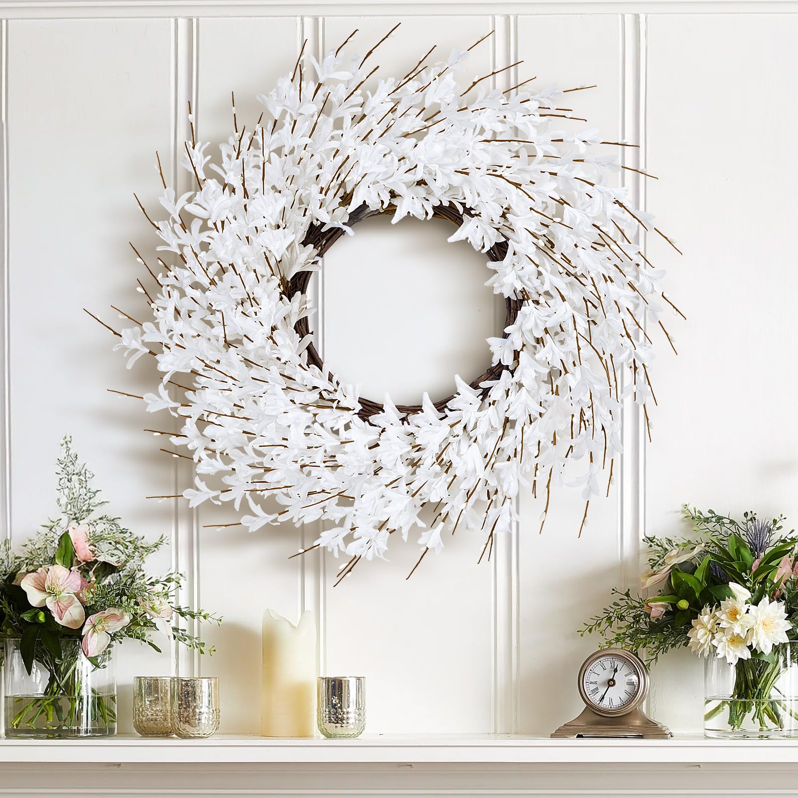 GTIDEA wall/window wreath display for bright spring styling