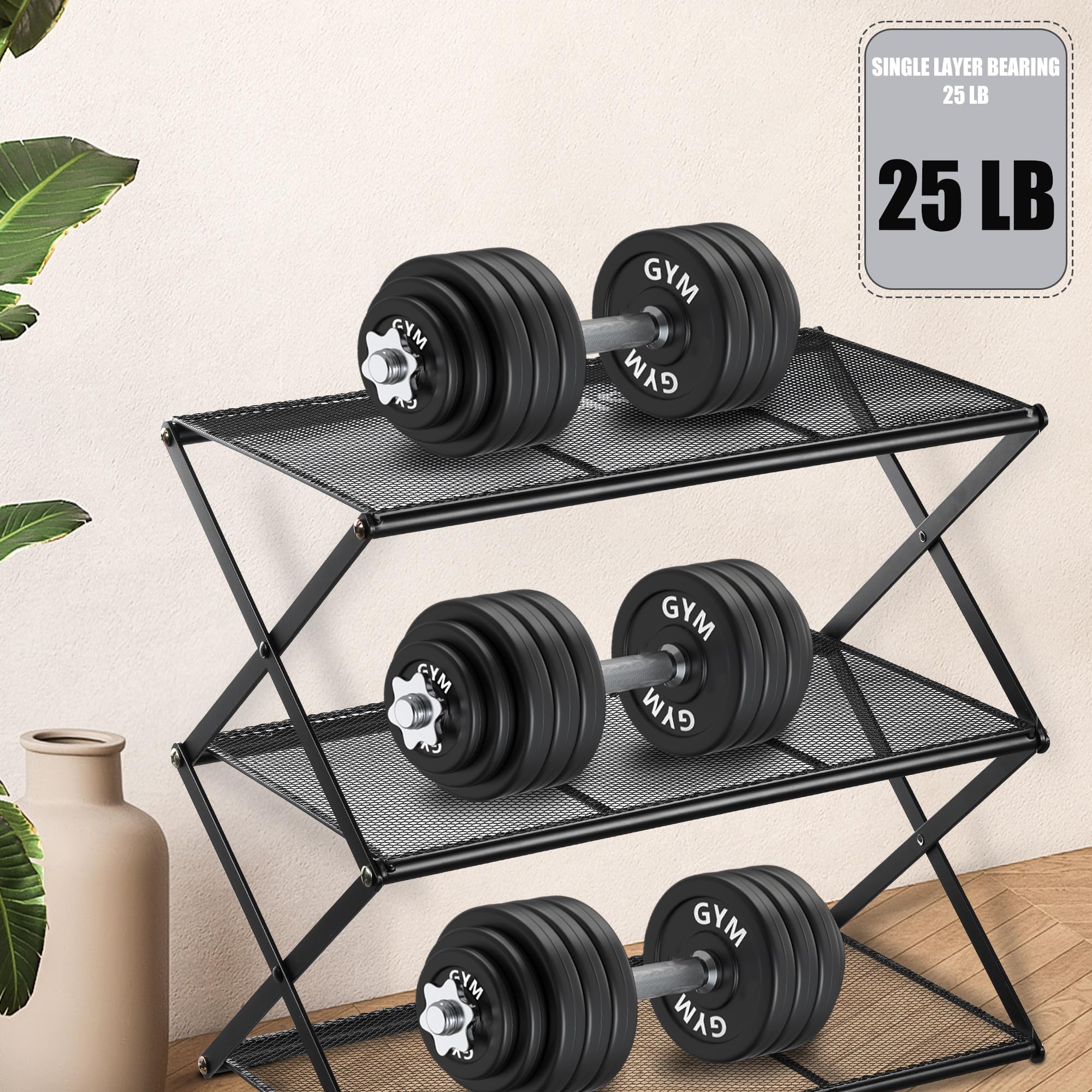 GTIPPOR sturdy metal-frame shoe organizer provides durable storage
